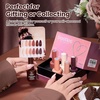 image:imageBeetles Cat Eye Gel Nail Polish Set  Falling Gold 6 Colors 15ML Full Size Glitter Gel Polish Kit Gold Brown Orange Glass Cat Eye Magnetic Effect Soak Off UV Nail Art DIY Salon at Home Gift for WomenBrownie Bliss