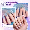 image:imageBeetles Cat Eye Gel Nail Polish Set  Falling Gold 6 Colors 15ML Full Size Glitter Gel Polish Kit Gold Brown Orange Glass Cat Eye Magnetic Effect Soak Off UV Nail Art DIY Salon at Home Gift for WomenROMANTIC GALAXY