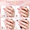 image:imageBeetles Cat Eye Gel Nail Polish Set  Falling Gold 6 Colors 15ML Full Size Glitter Gel Polish Kit Gold Brown Orange Glass Cat Eye Magnetic Effect Soak Off UV Nail Art DIY Salon at Home Gift for WomenEarthy Rose