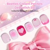image:imageBeetles Cat Eye Gel Nail Polish Set  Falling Gold 6 Colors 15ML Full Size Glitter Gel Polish Kit Gold Brown Orange Glass Cat Eye Magnetic Effect Soak Off UV Nail Art DIY Salon at Home Gift for WomenRomance in Air