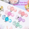 image:imageBeetles Cat Eye Gel Nail Polish Set  Falling Gold 6 Colors 15ML Full Size Glitter Gel Polish Kit Gold Brown Orange Glass Cat Eye Magnetic Effect Soak Off UV Nail Art DIY Salon at Home Gift for Women000Fairy Garden