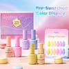 image:imageBeetles Cat Eye Gel Nail Polish Set  Falling Gold 6 Colors 15ML Full Size Glitter Gel Polish Kit Gold Brown Orange Glass Cat Eye Magnetic Effect Soak Off UV Nail Art DIY Salon at Home Gift for WomenSpring Macaron
