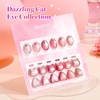 image:imageBeetles Cat Eye Gel Nail Polish Set  Falling Gold 6 Colors 15ML Full Size Glitter Gel Polish Kit Gold Brown Orange Glass Cat Eye Magnetic Effect Soak Off UV Nail Art DIY Salon at Home Gift for Women000Misty Blush Glow