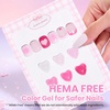 image:imageBeetles Cat Eye Gel Nail Polish Set  Falling Gold 6 Colors 15ML Full Size Glitter Gel Polish Kit Gold Brown Orange Glass Cat Eye Magnetic Effect Soak Off UV Nail Art DIY Salon at Home Gift for WomenRomance in Air
