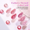image:imageBeetles Cat Eye Gel Nail Polish Set  Falling Gold 6 Colors 15ML Full Size Glitter Gel Polish Kit Gold Brown Orange Glass Cat Eye Magnetic Effect Soak Off UV Nail Art DIY Salon at Home Gift for Women000Misty Blush Glow