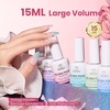image:imageBeetles Cat Eye Gel Nail Polish Set  Falling Gold 6 Colors 15ML Full Size Glitter Gel Polish Kit Gold Brown Orange Glass Cat Eye Magnetic Effect Soak Off UV Nail Art DIY Salon at Home Gift for Women000Spring Nectar