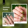 image:imageBeetles Orange Cat Eye Gel Nail Polish  15ML Orange Soda Summer Cat Eye Glitter Magnetic Gel Polish Shimmer Effect Soak Off UV French Nail Art Design Salon DIY Manicure Gifts for WomenH  Sheer Green  Green Jelly
