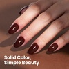 image:imageBeetles Orange Cat Eye Gel Nail Polish  15ML Orange Soda Summer Cat Eye Glitter Magnetic Gel Polish Shimmer Effect Soak Off UV French Nail Art Design Salon DIY Manicure Gifts for WomenC  Creme Red  15ML Merlot Wine