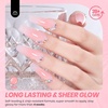 image:imageBeetles Orange Cat Eye Gel Nail Polish  15ML Orange Soda Summer Cat Eye Glitter Magnetic Gel Polish Shimmer Effect Soak Off UV French Nail Art Design Salon DIY Manicure Gifts for WomenB  Sheer Pink  Pink Jelly