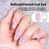 image:imageBeetles Orange Cat Eye Gel Nail Polish  15ML Orange Soda Summer Cat Eye Glitter Magnetic Gel Polish Shimmer Effect Soak Off UV French Nail Art Design Salon DIY Manicure Gifts for WomenF  Velvet Silver  Lunar Silk