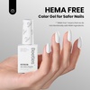 image:imageBeetles Orange Cat Eye Gel Nail Polish  15ML Orange Soda Summer Cat Eye Glitter Magnetic Gel Polish Shimmer Effect Soak Off UV French Nail Art Design Salon DIY Manicure Gifts for WomenA  Creme White  8ML White Rhythm