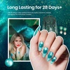 image:imageBeetles Orange Cat Eye Gel Nail Polish  15ML Orange Soda Summer Cat Eye Glitter Magnetic Gel Polish Shimmer Effect Soak Off UV French Nail Art Design Salon DIY Manicure Gifts for WomenD  Glassy Blue  Teal Radiance