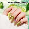 image:imageBeetles Orange Cat Eye Gel Nail Polish  15ML Orange Soda Summer Cat Eye Glitter Magnetic Gel Polish Shimmer Effect Soak Off UV French Nail Art Design Salon DIY Manicure Gifts for WomenMojito Mint