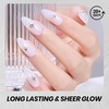 image:imageBeetles Orange Cat Eye Gel Nail Polish  15ML Orange Soda Summer Cat Eye Glitter Magnetic Gel Polish Shimmer Effect Soak Off UV French Nail Art Design Salon DIY Manicure Gifts for WomenA  Sheer White  Swan Dance