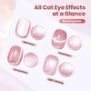 image:imageBeetles Orange Cat Eye Gel Nail Polish  15ML Orange Soda Summer Cat Eye Glitter Magnetic Gel Polish Shimmer Effect Soak Off UV French Nail Art Design Salon DIY Manicure Gifts for WomenB  Glassy Pink  Blushing Haze