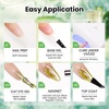 image:imageBeetles Orange Cat Eye Gel Nail Polish  15ML Orange Soda Summer Cat Eye Glitter Magnetic Gel Polish Shimmer Effect Soak Off UV French Nail Art Design Salon DIY Manicure Gifts for WomenMojito Mint