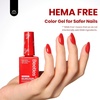 image:imageBeetles Orange Cat Eye Gel Nail Polish  15ML Orange Soda Summer Cat Eye Glitter Magnetic Gel Polish Shimmer Effect Soak Off UV French Nail Art Design Salon DIY Manicure Gifts for WomenC  Creme Red  8ML Crimson Harmony