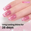 image:imageBeetles Orange Cat Eye Gel Nail Polish  15ML Orange Soda Summer Cat Eye Glitter Magnetic Gel Polish Shimmer Effect Soak Off UV French Nail Art Design Salon DIY Manicure Gifts for WomenB  Glassy Pink  Sugar Swirl
