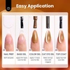 image:imageBeetles Orange Cat Eye Gel Nail Polish  15ML Orange Soda Summer Cat Eye Glitter Magnetic Gel Polish Shimmer Effect Soak Off UV French Nail Art Design Salon DIY Manicure Gifts for WomenI  Velvet Brown  Amber Glint