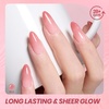 image:imageBeetles Orange Cat Eye Gel Nail Polish  15ML Orange Soda Summer Cat Eye Glitter Magnetic Gel Polish Shimmer Effect Soak Off UV French Nail Art Design Salon DIY Manicure Gifts for WomenB  Sheer Pink  Muted Bloom