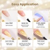 image:imageBeetles Orange Cat Eye Gel Nail Polish  15ML Orange Soda Summer Cat Eye Glitter Magnetic Gel Polish Shimmer Effect Soak Off UV French Nail Art Design Salon DIY Manicure Gifts for WomenK  Velvet Yellow  Lemon Veil