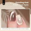 image:imageBeetles Orange Cat Eye Gel Nail Polish  15ML Orange Soda Summer Cat Eye Glitter Magnetic Gel Polish Shimmer Effect Soak Off UV French Nail Art Design Salon DIY Manicure Gifts for WomenI  Velvet Brown  Velvet Cinnamon