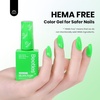 image:imageBeetles Orange Cat Eye Gel Nail Polish  15ML Orange Soda Summer Cat Eye Glitter Magnetic Gel Polish Shimmer Effect Soak Off UV French Nail Art Design Salon DIY Manicure Gifts for WomenH  Creme Green  8ML Neon Green