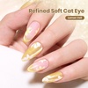 image:imageBeetles Orange Cat Eye Gel Nail Polish  15ML Orange Soda Summer Cat Eye Glitter Magnetic Gel Polish Shimmer Effect Soak Off UV French Nail Art Design Salon DIY Manicure Gifts for WomenK  Velvet Yellow  Lemon Veil
