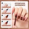 image:imageBeetles Orange Cat Eye Gel Nail Polish  15ML Orange Soda Summer Cat Eye Glitter Magnetic Gel Polish Shimmer Effect Soak Off UV French Nail Art Design Salon DIY Manicure Gifts for WomenI  Sheer Brown  Mocha Mist
