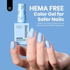 image:imageBeetles Orange Cat Eye Gel Nail Polish  15ML Orange Soda Summer Cat Eye Glitter Magnetic Gel Polish Shimmer Effect Soak Off UV French Nail Art Design Salon DIY Manicure Gifts for WomenD  Creme Blue  8ML Memories