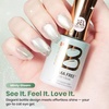 image:imageBeetles Orange Cat Eye Gel Nail Polish  15ML Orange Soda Summer Cat Eye Glitter Magnetic Gel Polish Shimmer Effect Soak Off UV French Nail Art Design Salon DIY Manicure Gifts for WomenH  Glassy Green  Minty Gleam