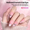 image:imageBeetles Orange Cat Eye Gel Nail Polish  15ML Orange Soda Summer Cat Eye Glitter Magnetic Gel Polish Shimmer Effect Soak Off UV French Nail Art Design Salon DIY Manicure Gifts for WomenB  Glassy Pink  Sugar Swirl