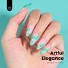 image:imageBeetles Orange Cat Eye Gel Nail Polish  15ML Orange Soda Summer Cat Eye Glitter Magnetic Gel Polish Shimmer Effect Soak Off UV French Nail Art Design Salon DIY Manicure Gifts for WomenH  Creme Green  8ML Island Reverie
