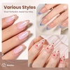 image:imageBeetles Orange Cat Eye Gel Nail Polish  15ML Orange Soda Summer Cat Eye Glitter Magnetic Gel Polish Shimmer Effect Soak Off UV French Nail Art Design Salon DIY Manicure Gifts for WomenI  Sheer Brown  8ML Oat Latte