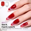 image:imageBeetles Orange Cat Eye Gel Nail Polish  15ML Orange Soda Summer Cat Eye Glitter Magnetic Gel Polish Shimmer Effect Soak Off UV French Nail Art Design Salon DIY Manicure Gifts for WomenF  Velvet Silver  Lunar Silk