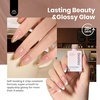 image:imageBeetles Orange Cat Eye Gel Nail Polish  15ML Orange Soda Summer Cat Eye Glitter Magnetic Gel Polish Shimmer Effect Soak Off UV French Nail Art Design Salon DIY Manicure Gifts for WomenI  Sheer Brown  8ML Oat Latte