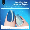 image:imageBeetles Orange Cat Eye Gel Nail Polish  15ML Orange Soda Summer Cat Eye Glitter Magnetic Gel Polish Shimmer Effect Soak Off UV French Nail Art Design Salon DIY Manicure Gifts for WomenD  Velvet Blue  Stellar whisper