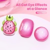image:imageBeetles Orange Cat Eye Gel Nail Polish  15ML Orange Soda Summer Cat Eye Glitter Magnetic Gel Polish Shimmer Effect Soak Off UV French Nail Art Design Salon DIY Manicure Gifts for WomenB  Glassy Pink  Pitaya Glow