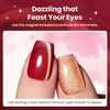 image:imageBeetles Orange Cat Eye Gel Nail Polish  15ML Orange Soda Summer Cat Eye Glitter Magnetic Gel Polish Shimmer Effect Soak Off UV French Nail Art Design Salon DIY Manicure Gifts for WomenC  Velvet Red  Twilight Toast