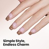image:imageBeetles Orange Cat Eye Gel Nail Polish  15ML Orange Soda Summer Cat Eye Glitter Magnetic Gel Polish Shimmer Effect Soak Off UV French Nail Art Design Salon DIY Manicure Gifts for WomenI  Creme Brown  8ML Beyonce Caramel