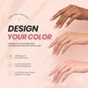 image:imageBeetles Orange Cat Eye Gel Nail Polish  15ML Orange Soda Summer Cat Eye Glitter Magnetic Gel Polish Shimmer Effect Soak Off UV French Nail Art Design Salon DIY Manicure Gifts for WomenB  Sheer Pink  Bare Bloom