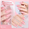 image:imageBeetles Orange Cat Eye Gel Nail Polish  15ML Orange Soda Summer Cat Eye Glitter Magnetic Gel Polish Shimmer Effect Soak Off UV French Nail Art Design Salon DIY Manicure Gifts for WomenB  Sheer Pink  Pink Jelly