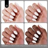 image:imageBeetles Orange Cat Eye Gel Nail Polish  15ML Orange Soda Summer Cat Eye Glitter Magnetic Gel Polish Shimmer Effect Soak Off UV French Nail Art Design Salon DIY Manicure Gifts for WomenA  Creme White  8ML White Rhythm