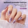 image:imageBeetles Orange Cat Eye Gel Nail Polish  15ML Orange Soda Summer Cat Eye Glitter Magnetic Gel Polish Shimmer Effect Soak Off UV French Nail Art Design Salon DIY Manicure Gifts for WomenJ  Velvet Purple  Twilight Muse