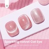image:imageBeetles Orange Cat Eye Gel Nail Polish  15ML Orange Soda Summer Cat Eye Glitter Magnetic Gel Polish Shimmer Effect Soak Off UV French Nail Art Design Salon DIY Manicure Gifts for WomenB  Velvet Pink  Spring Encounter