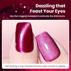 image:imageBeetles Orange Cat Eye Gel Nail Polish  15ML Orange Soda Summer Cat Eye Glitter Magnetic Gel Polish Shimmer Effect Soak Off UV French Nail Art Design Salon DIY Manicure Gifts for WomenC  Velvet Red  Cherry Lights