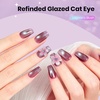 image:imageBeetles Orange Cat Eye Gel Nail Polish  15ML Orange Soda Summer Cat Eye Glitter Magnetic Gel Polish Shimmer Effect Soak Off UV French Nail Art Design Salon DIY Manicure Gifts for WomenJ  Rainbow Purple  Lagoons Blush