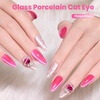 image:imageBeetles Orange Cat Eye Gel Nail Polish  15ML Orange Soda Summer Cat Eye Glitter Magnetic Gel Polish Shimmer Effect Soak Off UV French Nail Art Design Salon DIY Manicure Gifts for WomenB  Glassy Pink  Pitaya Glow