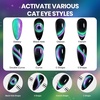 image:imageBeetles Orange Cat Eye Gel Nail Polish  15ML Orange Soda Summer Cat Eye Glitter Magnetic Gel Polish Shimmer Effect Soak Off UV French Nail Art Design Salon DIY Manicure Gifts for WomenG  Velvet Black  Galaxy Drift