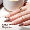 image:imageBeetles Orange Cat Eye Gel Nail Polish  15ML Orange Soda Summer Cat Eye Glitter Magnetic Gel Polish Shimmer Effect Soak Off UV French Nail Art Design Salon DIY Manicure Gifts for WomenI  Creme Brown  8ML Latte Routine